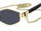 Marc Jacobs Zonnebril Marc 496/s Dames Polygonal Staal Zwart