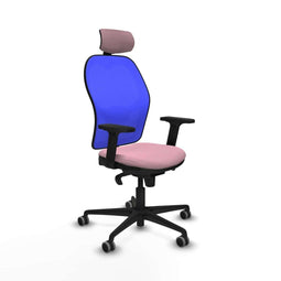Piqueras y Crespo 2D036G2 - Bureaustoel - Verstelbare hoogte hoofdsteun - Roze
