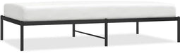 vidaXL - Bedframe - metaal - zwart - 100x190 - cm