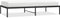 vidaXL - Bedframe - metaal - zwart - 100x190 - cm