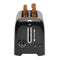 Dualit Lite 2S - Broodrooster - Peek & Pop functie - Zwart
