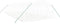 vidaXL - Tuinkas - met - stalen - frame - 40 - m² - 10x4x2 - m - wit