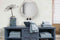 LINNICK Pure Handdoeken Set - 100% Katoen - Denim - 60x110cm - Per 6 Stuks