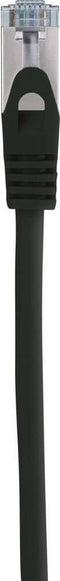 Renkforce RF-5047476 RJ45 Netwerkkabel, patchkabel CAT 6A S/FTP 3.00 m Zwart Vlambestendig 1 stuk(s)