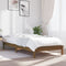 vidaXL - Bedframe - massief - grenenhout - honingbruin - 90x200 - cm