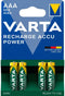 Varta Ready2Use HR03 - Oplaadbare batterij AAA - NiMH 550mAh (4 stuks)