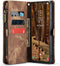 Caseme - Geschikt voor Samsung Galaxy S23 - Vintage 2 in 1 portemonnee hoes - Bruin
