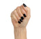 LAUED Nagelstickers - Nail Wraps - 16 Extreem Dunne Nagellak Stickers - Manicure Nail Art Folie - Black Goddess