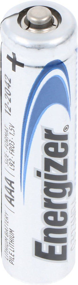 Energizer L92 lithiumbatterij AAA, 1,5 volt 1260 mAh dubbele blister
