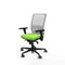Piqueras y Crespo 3D036G0 - Bureaustoel - Verstelbare hoogte met armleuning - Pistache