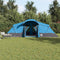 vidaXL - Familietent - met - Ramen - Dome - Blauw - 4-Persoons - Waterdicht