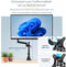 Startech ARMPIVOT2USB3 - Bureau - Verstelbare hoogte 34 inch - Zwart