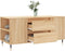 vidaXL - Salontafel - 102x44,5x50 - cm - bewerkt - hout - sonoma - eikenkleurig
