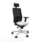Bureaustoel met hoofdsteun Piqueras y Crespo 2D026N1 Wit