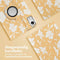 imoshion Tablet Hoes - Geschikt voor Xiaomi Redmi Pad SE - 360° Draaibare Design Bookcase 2.0 - Yellow Flowers