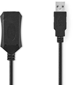 Nedis CCGP60EXTBK100 - USB 2.0 verlengkabel - 1000 cm - Zwart
