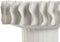 Middenstuk Home ESPRIT Wit Golven Modern 22 x 22 x 14 cm