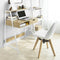 SoBuy FWT63-N - Bureau - Houtcomposite met Opbergruimte - Naturel
