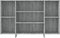 vidaXL - Dressoir - 120x30x75 - cm - bewerkt - hout - grijs - sonoma - eikenkleurig