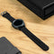 iMoshion Bandje Geschikt voor Samsung Galaxy Watch Active 2 (44mm) / Galaxy Watch Active 2 (40mm) / Galaxy Watch (42mm) / Galaxy Watch 40 mm / Galaxy Watch 3 41mm - iMoshion Siliconen bandje - Zwart
