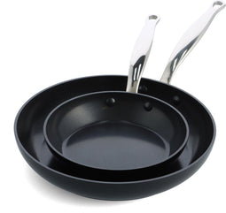 GreenPan Barcelona Infinity Pro - Koekenpannenset - 20 + 28 cm - Keramisch - Inductie (2 stuks)