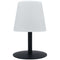 Snoerloze tafellamp - LUMISKY - STANDY MINI Donker - H25 cm - Zwarte stalen voet - Warm wit en wi...