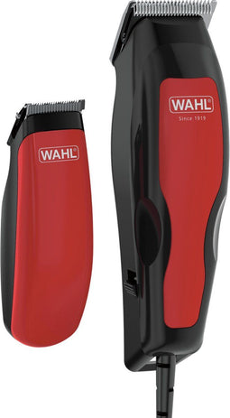 Wahl Home Pro 100 Combo - Tondeuse en trimmer - Zelfslijpende messen - Rood