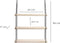 LIFA LIVING Wandrek - Industrieel - 3 planken - Zwart