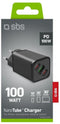 SBS PD Travel Charger - 100W - 2x USB-C 1x USB type-A