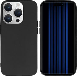 imoshion Hoesje Geschikt voor iPhone 15 Pro Hoesje Siliconen - imoshion Color Backcover - Zwart