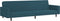 vidaXL - Slaapbank - 2-zits - fluweel - blauw