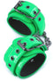Bondageset Electra Wrist Cuffs Groen