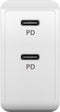 Goobay 61758 - Thuislader - 2 USB-C PD poorten 36W - Wit