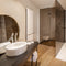 Atmooz - Wandspiegel Merope - Goud Brons - Rond - Badkamer / Woonkamer - Hangend - Goud Brons - Diameter 80cm - Metaal