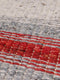 Varenna Red Vloerkleed - 170x240 - Rechthoek - Laagpolig,Structuur Tapijt - Industrieel - Grijs, Rood, Wit