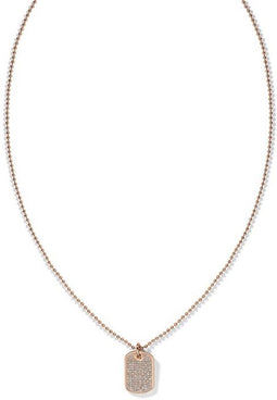 Tommy Hilfiger TJ2700749 - Dames Ketting - Staal - Rosé goud - 60 cm