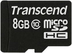 Transcend microSDHC Class 10 8GB - Extra opslagcapaciteit - Water- en schokbestendig