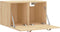 vidaXL - Wandkast - 60x36,5x35 - cm - bewerkt - hout - sonoma - eikenkleurig