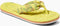 Reef Kids Pool Float - Slippers - Brede banden - Geel - Maat 31/32