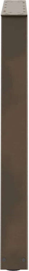 vidaXL - Eettafelpoten - 2 - st - V-vormig - 80x(72-73,3) - cm - staal - naturel