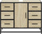vidaXL - Wastafelkast - 80x33x60 - cm - bewerkt - hout - sonoma - eikenkleurig