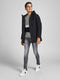 JACK&JONES JUNIOR JJIDAN JJFOX GE 376 I.K JR - Jongens Jeans - Super skinny - Grijs - Maat 176