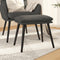 vidaXL - Voetenbank - 45x29,5x35 - cm - stof - donkergrijs
