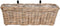 Kubu Rotan Hangende Plantenbak - 60x20x23 cm - Natuurlijk Afgewerkt - Donkerbruin