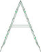vidaXL - Plantenklimrekken - 3 - st - A-frame - staal