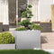 vidaXL - Plantenbak - 100x100x80 - cm - gegalvaniseerd - staal