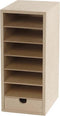 Papier opslag unit, h: 31,5 cm, b: 14 cm, 1 stuk, MDF