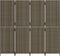 vidaXL - Kamerscherm - 4 - panelen - poly - rattan - grijs