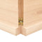 vidaXL - Wastafelblad - 200x40x(2-4) - cm - onbehandeld - massief - hout