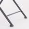 Mica Decorations Provence Inklapbare Bistrostoel - L53 x B40,5 x H90,5 cm - Grijs